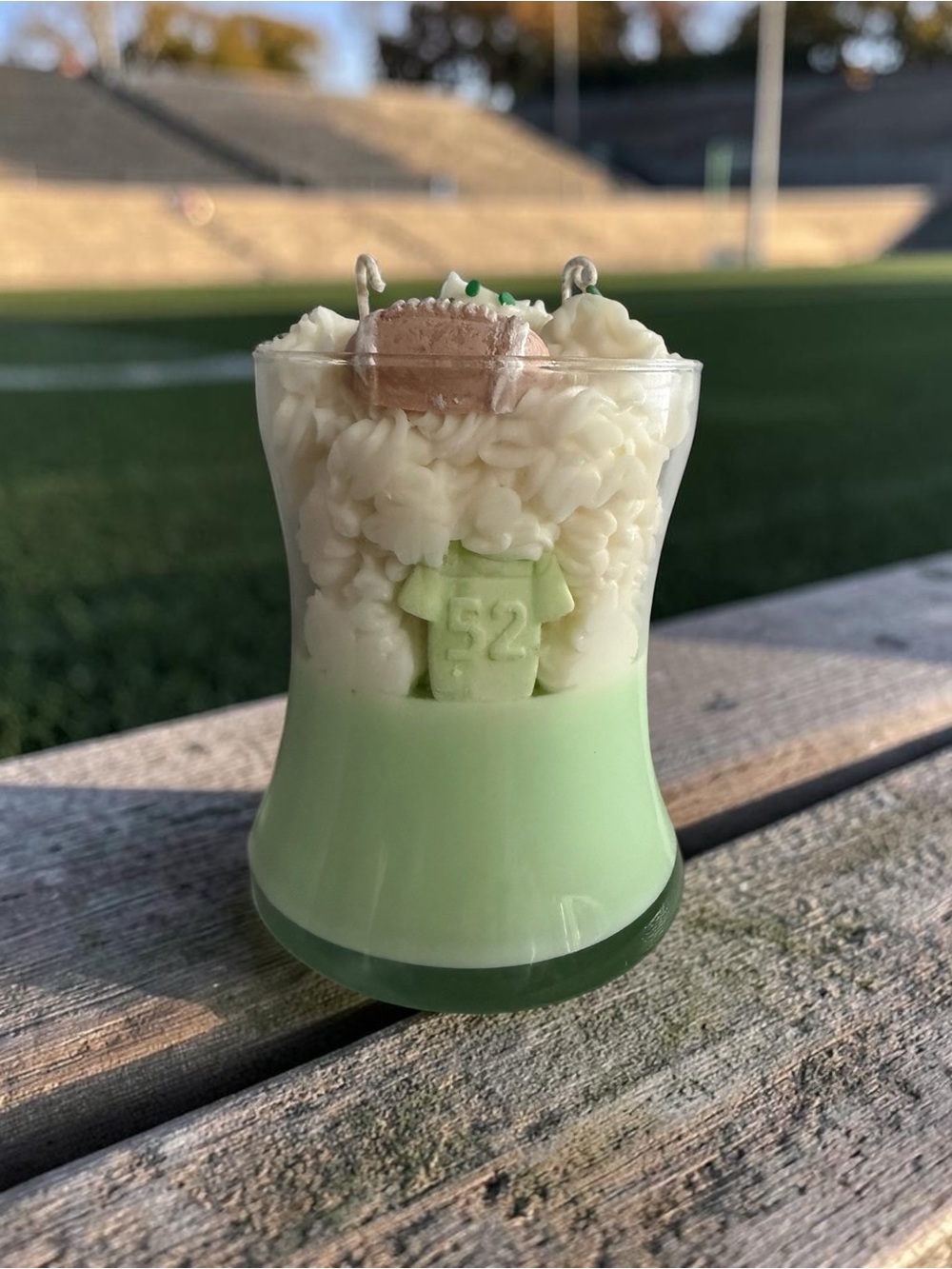 Scotch whiskey 28 oz apricot soy handmade candle